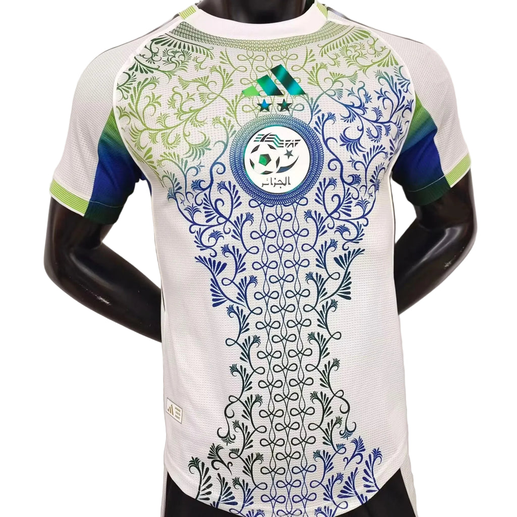 Maillot Algérie Blanc Bleu