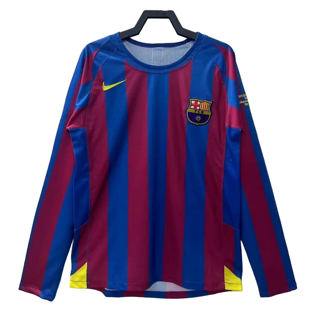 Maillot Barcelone Domicile Retro Manche longue 1990