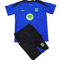 Maillot Barcelone Entrainement Bleu avec short