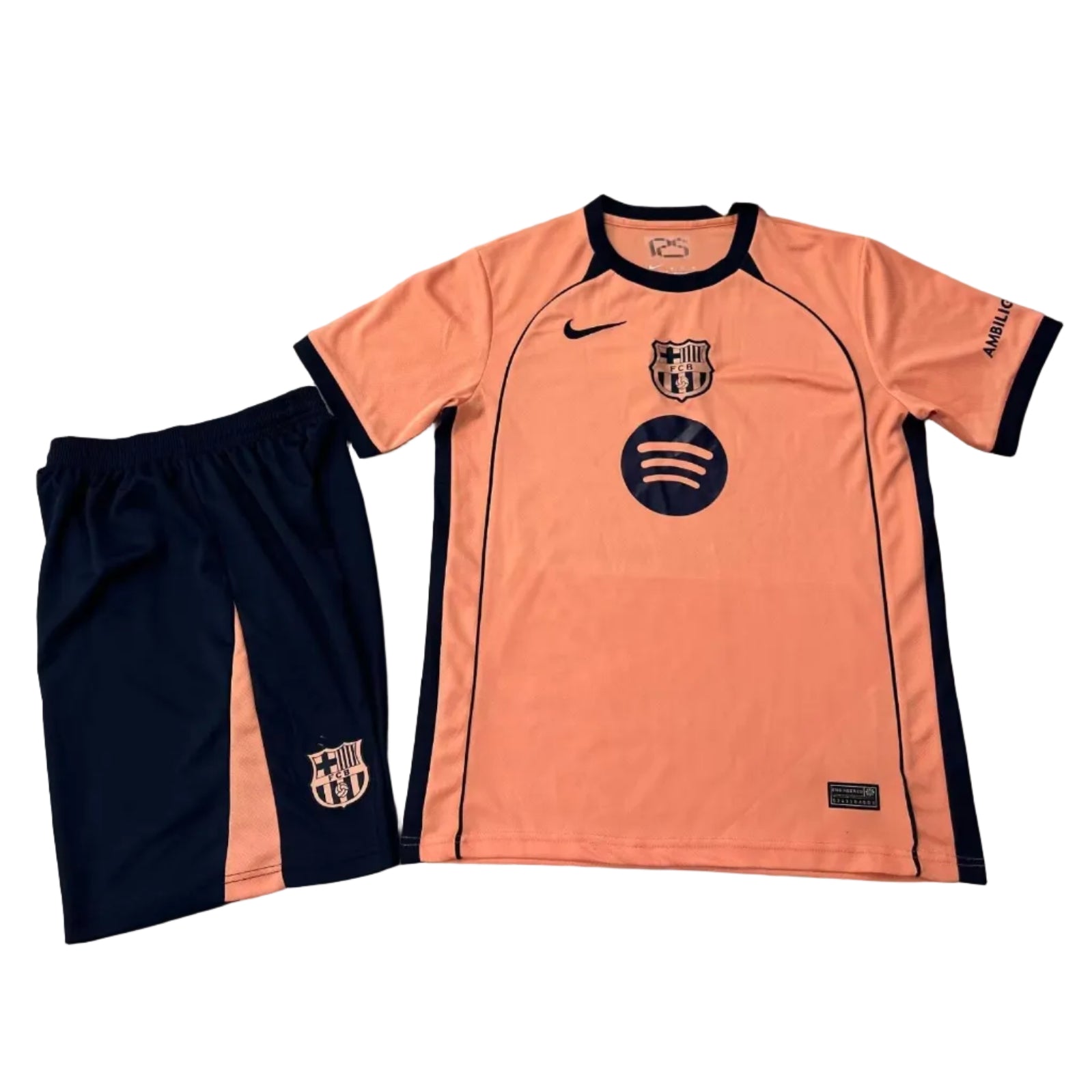 Maillot Barcelone Orange avec short