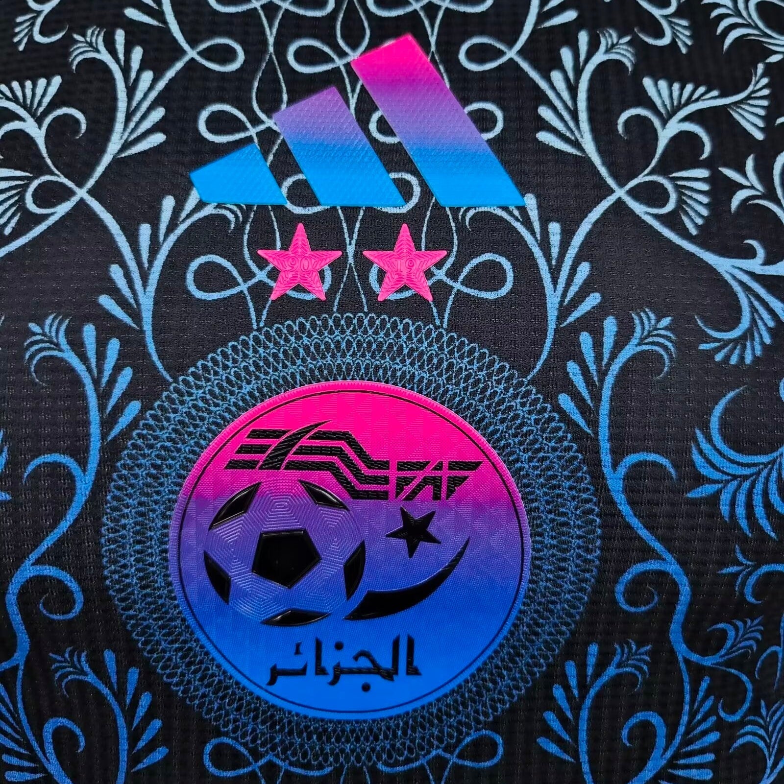 Maillot Algérie Noir Bleu