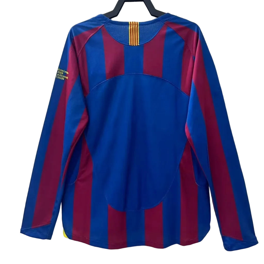 Maillot Barcelone Domicile Retro Manche longue 1990
