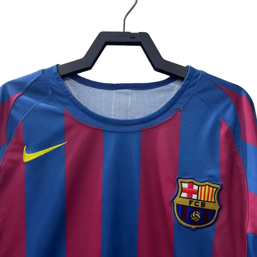 Maillot Barcelone Domicile Retro Manche longue 1990