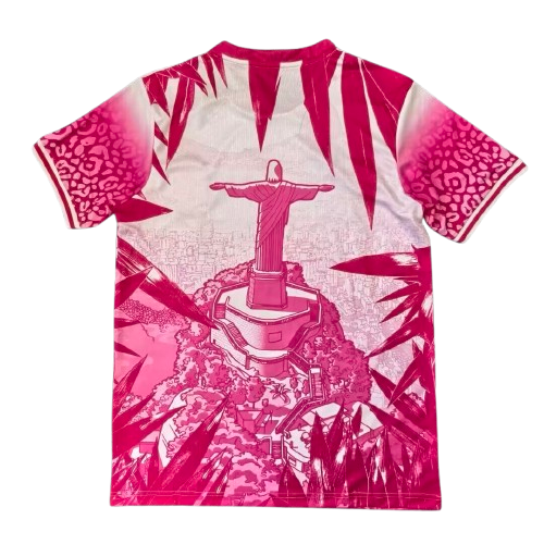 Maillot Brésil Jésus - Maillot concept 24/25 - Rose